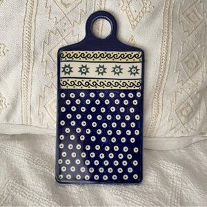 Boleslawiec Polish Pottery Ceramic Cheese / Cutting Board